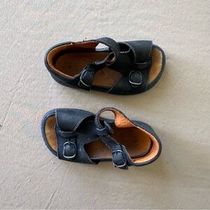 Kids Elefanten Leather Strap Sandals